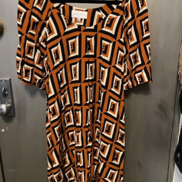 Anthropologie Corey Lynn Calter Meriwether Tunic Dress - Retro geometric print - Picture 5 of 16